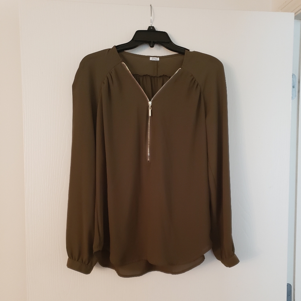 Olive green shirt